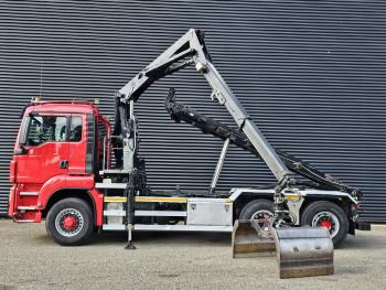 TGS 26.400 / 6x4H-2 / HMF Z KRAAN + CONTAINERSYSTEM
